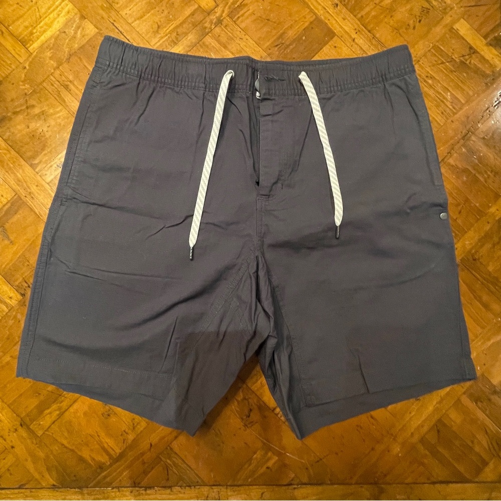 Vuori Gray Drawstring Shorts
